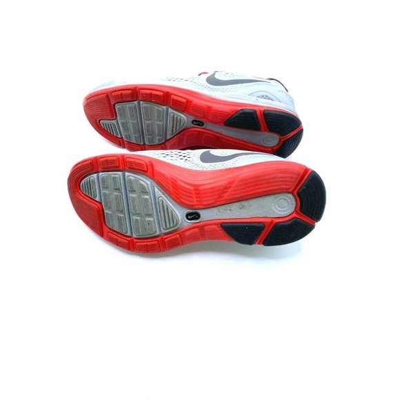 NIKE LUNARGLIDE+4 RUNNING GREY RED PURPLE 524977-013 MENS US 8.5 SIZE - Picture 8 of 9